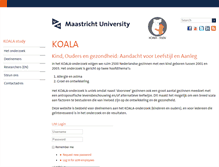 Tablet Screenshot of koala-study.nl